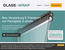 Tablet Screenshot of glass-wrap.com